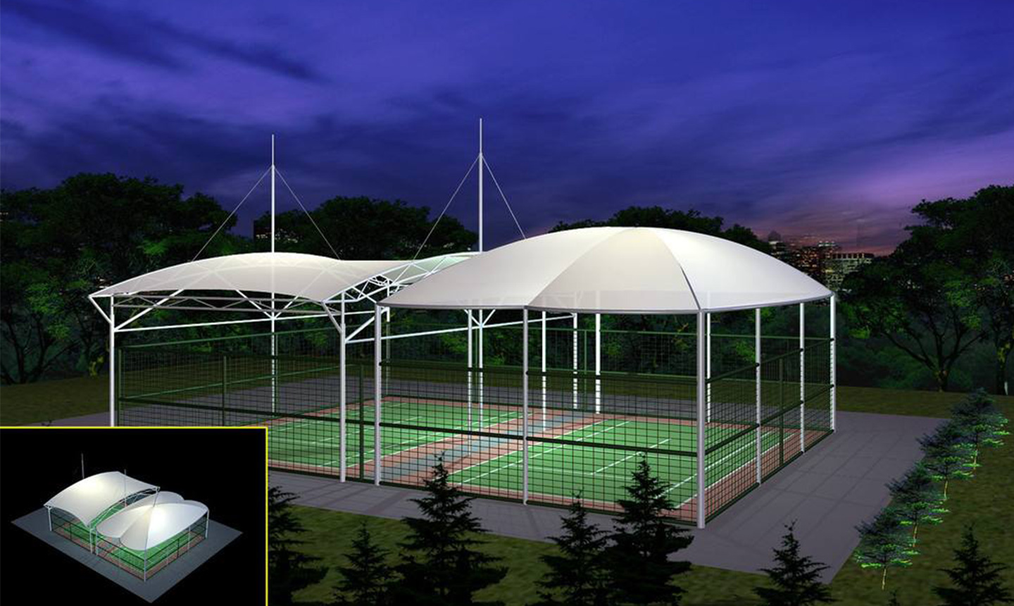 PVDF球場施工膜結(jié)構(gòu)工程 項(xiàng)目籌備與設(shè)計(jì)規(guī)劃的精要